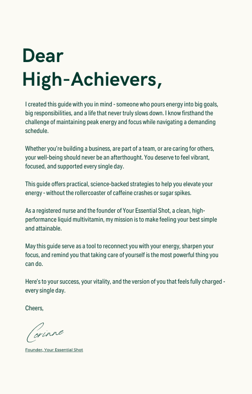 The Busy Professionals Guide To All-Day Energy